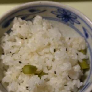 減塩☆アスパラご飯